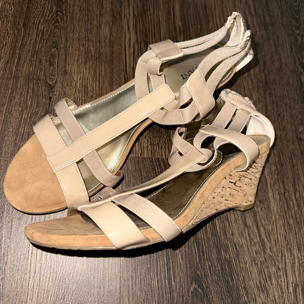 Alfani Women's Maribeth Cork Wedge Sandals